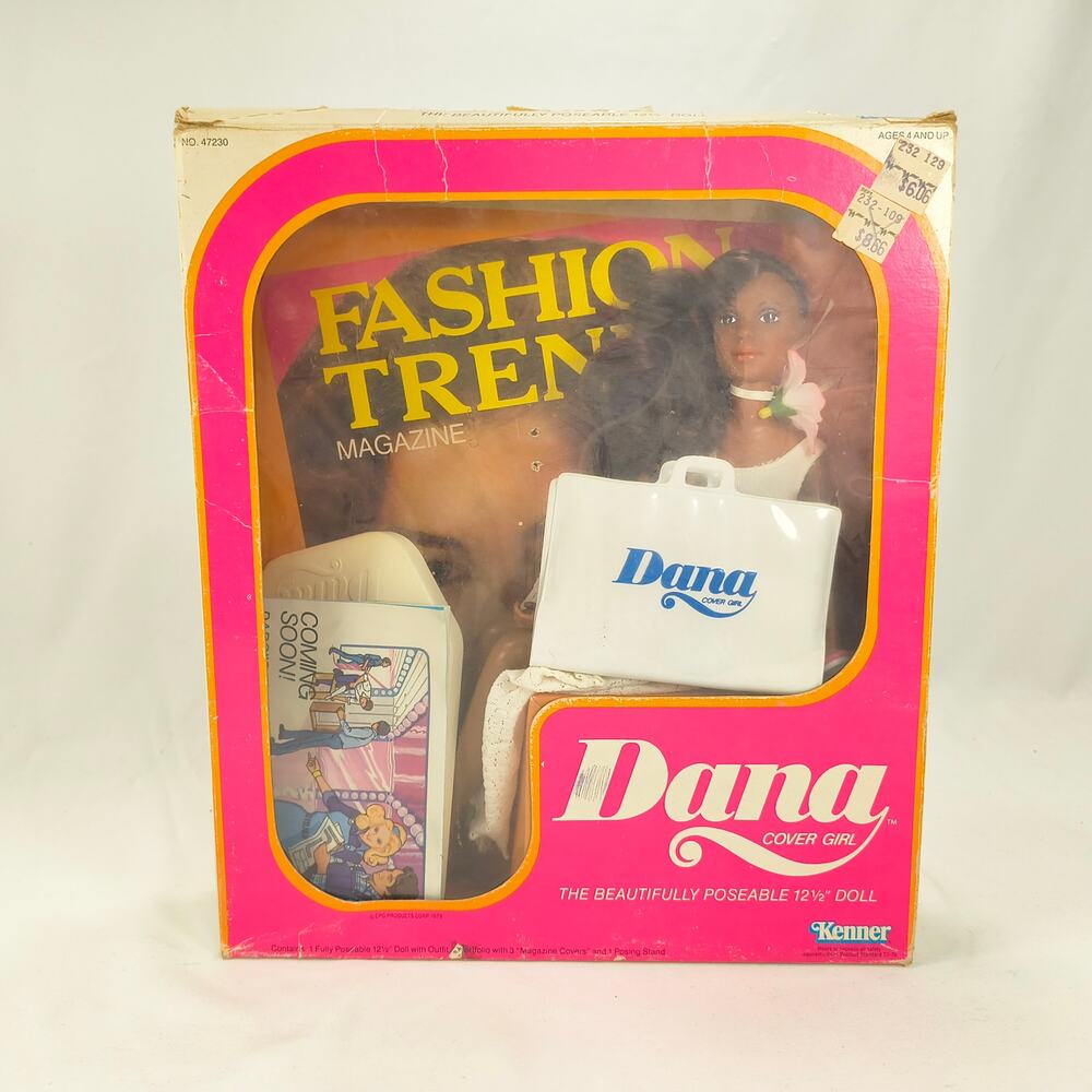 Cover Girl Dana Kenner Fashion Doll w/ Box Stand and Bag 1970 Vintage
